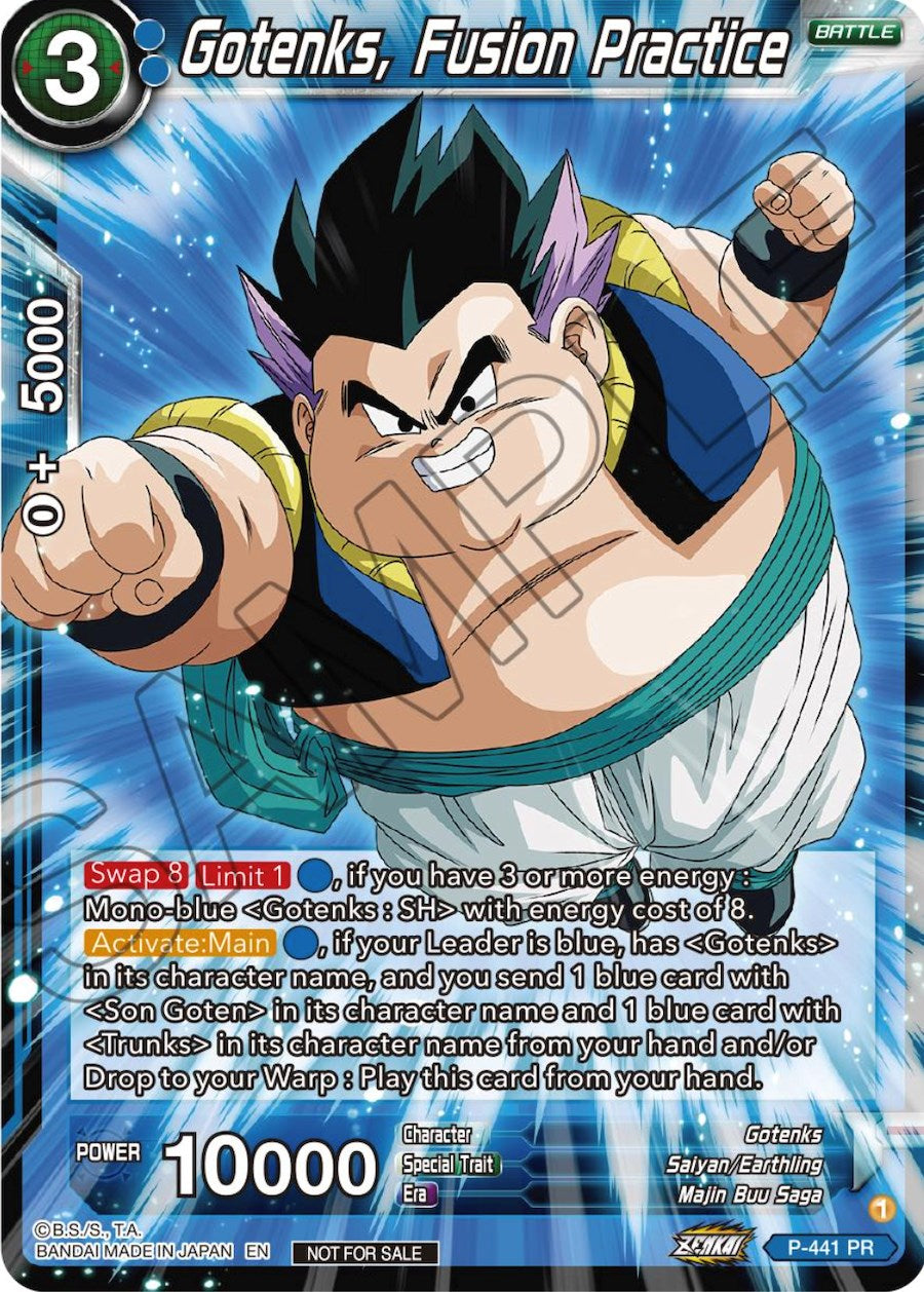 Gotenks, Fusion Practice (Zenkai Series Tournament Pack Vol.2) (P-441) [Tournament Promotion Cards] | Nerdhalla Games