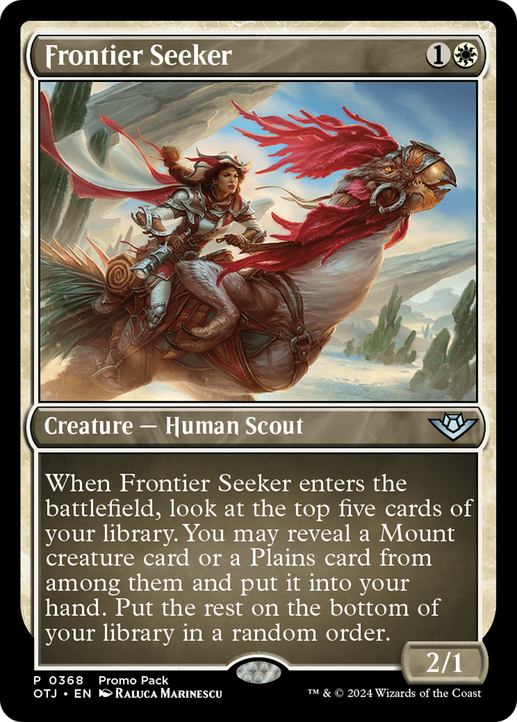 Frontier Seeker (Promo Pack) [Outlaws of Thunder Junction Promos] | Nerdhalla Games