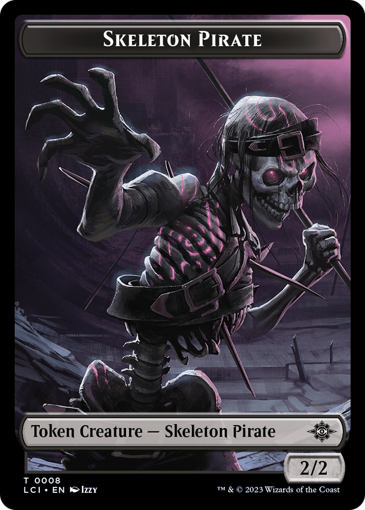 Skeleton Pirate Token [The Lost Caverns of Ixalan Tokens] | Nerdhalla Games