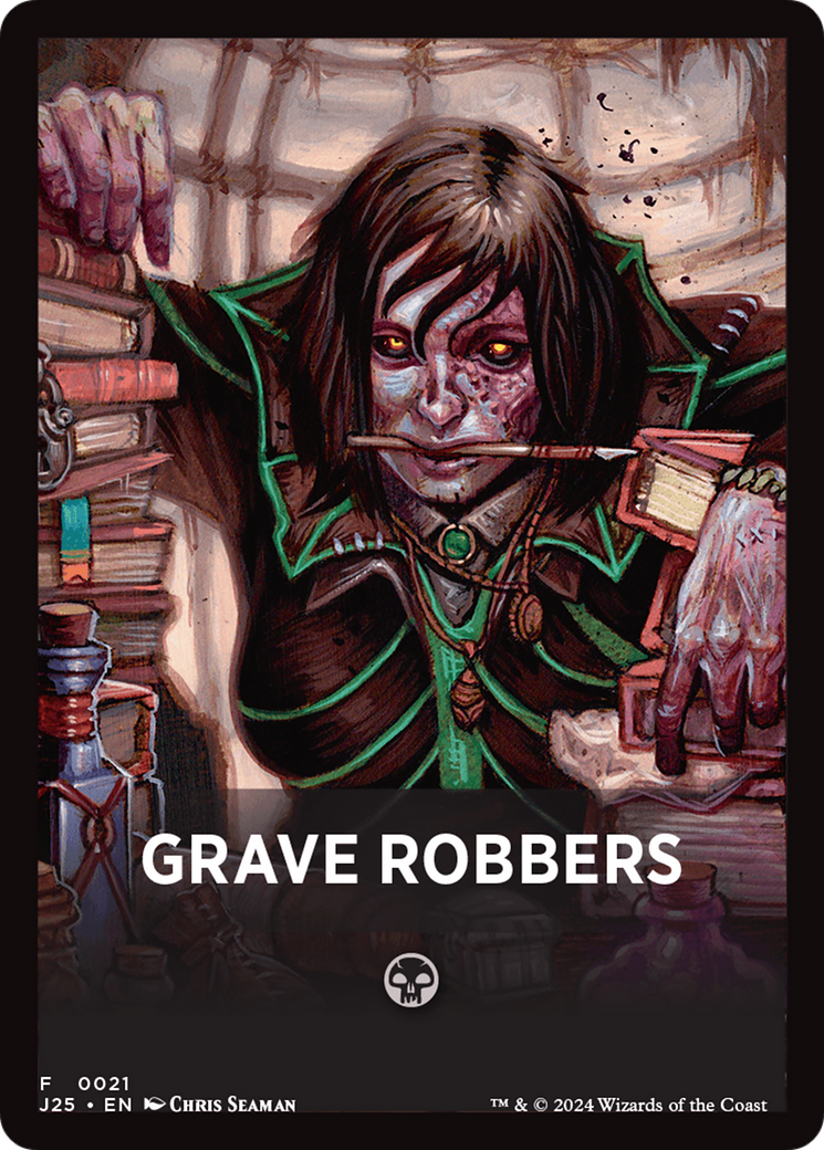 Grave Robbers Theme Card [Foundations Jumpstart Front Cards] | Nerdhalla Games