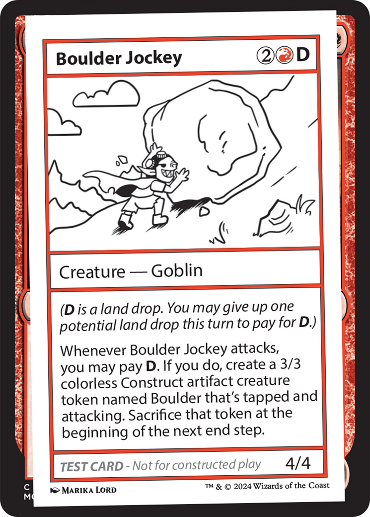 Boulder Jockey [Mystery Booster 2 Playtest Cards] | Nerdhalla Games