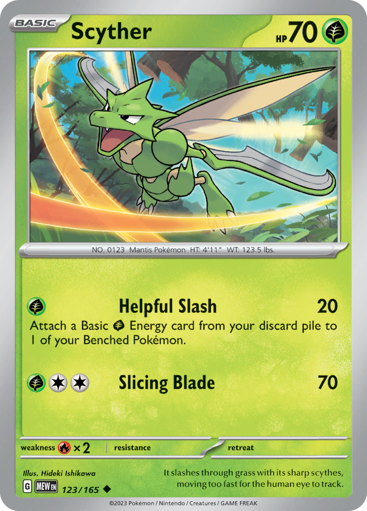 Scyther (123/165) [Scarlet & Violet 151] | Nerdhalla Games