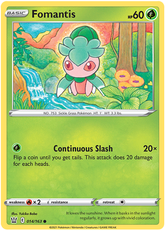 Fomantis (014/163) [Sword & Shield: Battle Styles] | Nerdhalla Games