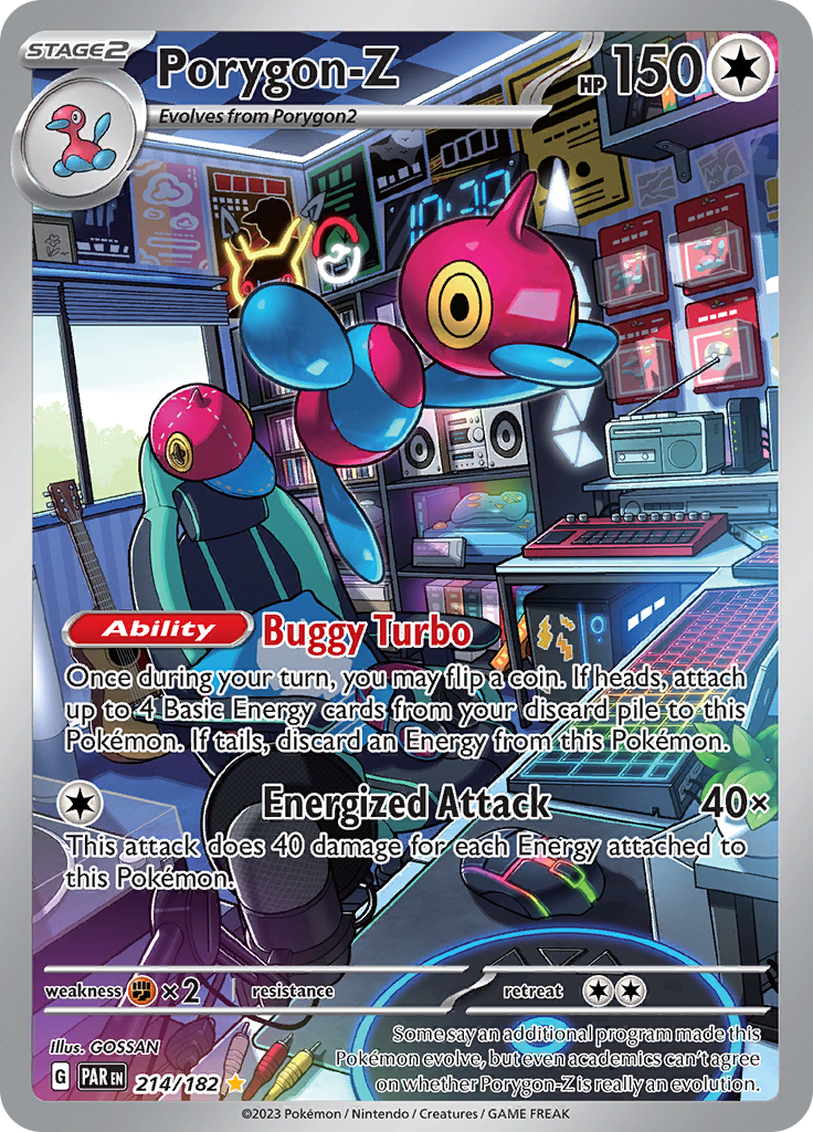 Porygon-Z (214/182) [Scarlet & Violet: Paradox Rift] | Nerdhalla Games