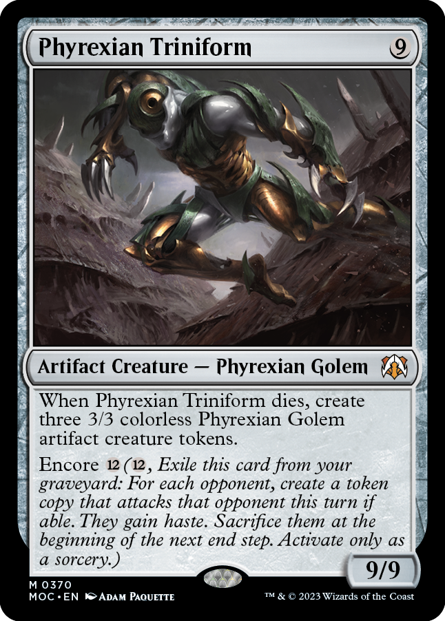 Phyrexian Triniform [March of the Machine Commander] | Nerdhalla Games