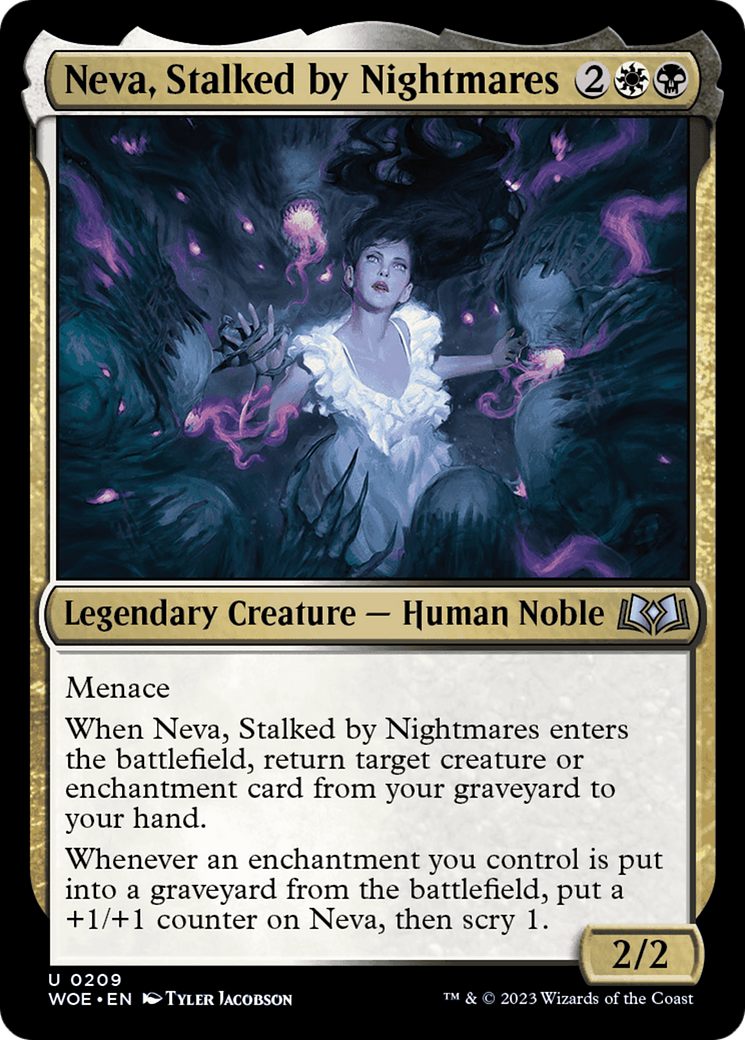 Neva, Stalked by Nightmares [Wilds of Eldraine] | Nerdhalla Games