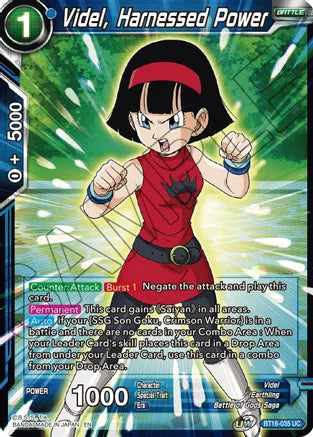 Videl, Harnessed Power (BT16-035) [Realm of the Gods] | Nerdhalla Games