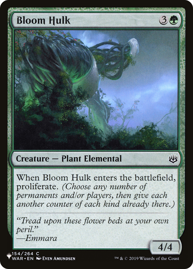 Bloom Hulk [The List Reprints] | Nerdhalla Games