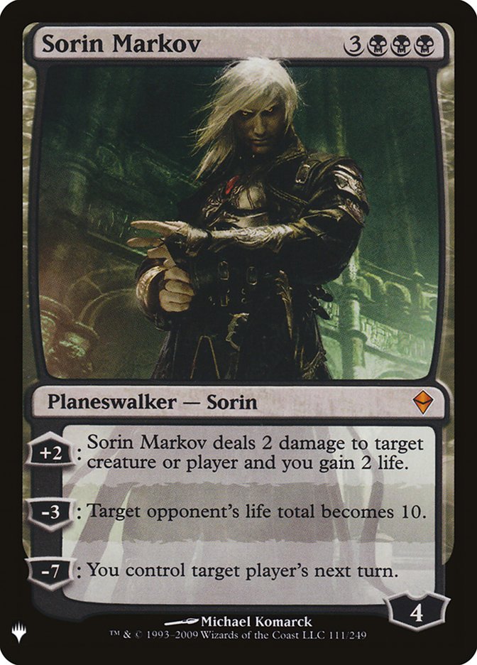 Sorin Markov [Mystery Booster] | Nerdhalla Games