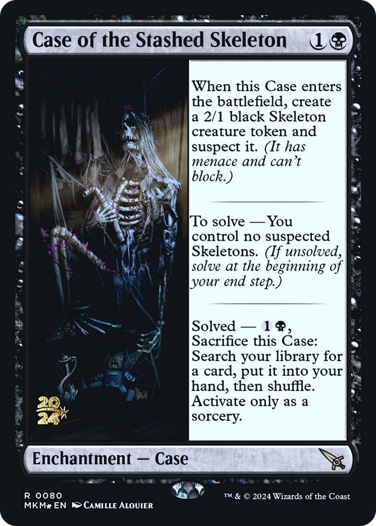 Case of the Stashed Skeleton [Murders at Karlov Manor Prerelease Promos] | Nerdhalla Games