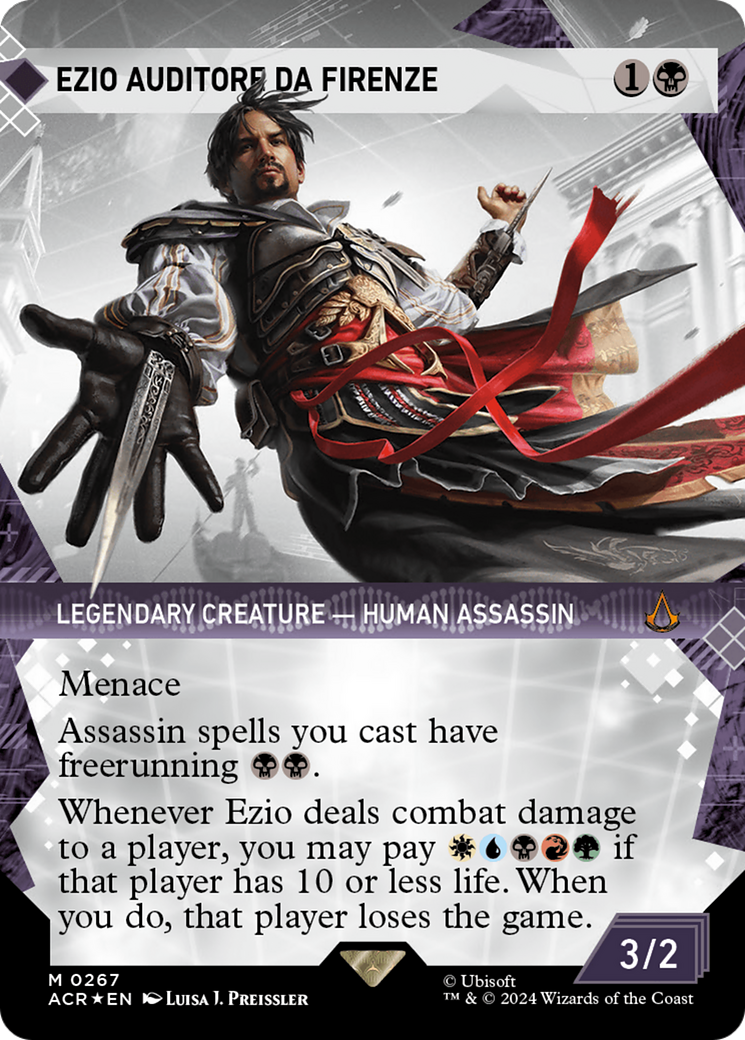 Ezio Auditore da Firenze (Showcase) (Textured Foil) [Assassin's Creed] | Nerdhalla Games