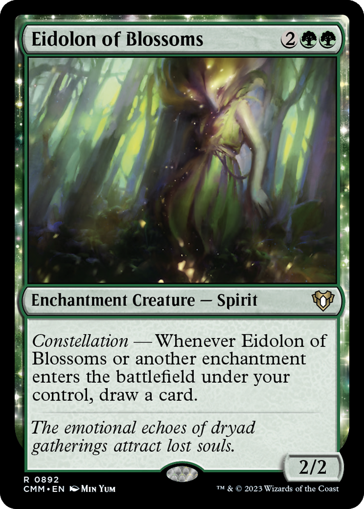 Eidolon of Blossoms [Commander Masters] | Nerdhalla Games