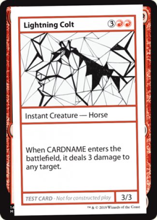 Lightning Colt (2021 Edition) [Mystery Booster Playtest Cards] | Nerdhalla Games