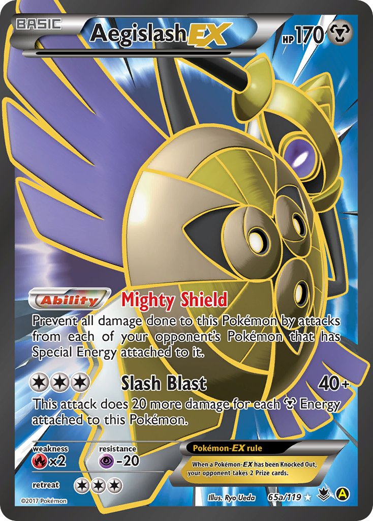 Aegislash EX (65a/119) [Alternate Art Promos] | Nerdhalla Games