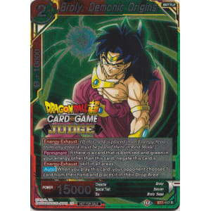 Broly, Demonic Origins (BT7-117) [Judge Promotion Cards] | Nerdhalla Games