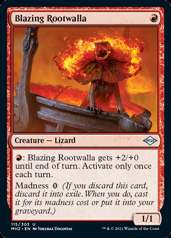 Blazing Rootwalla [Modern Horizons 2] | Nerdhalla Games