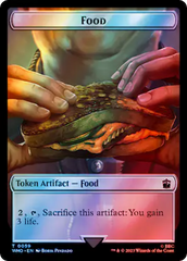 Fish // Food (0059) Double-Sided Token (Surge Foil) [Doctor Who Tokens] | Nerdhalla Games