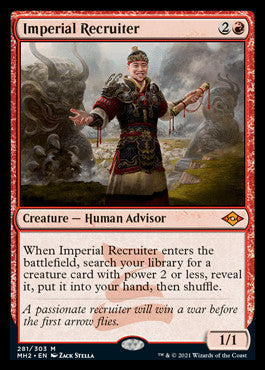 Imperial Recruiter (Foil Etched) [Modern Horizons 2] | Nerdhalla Games