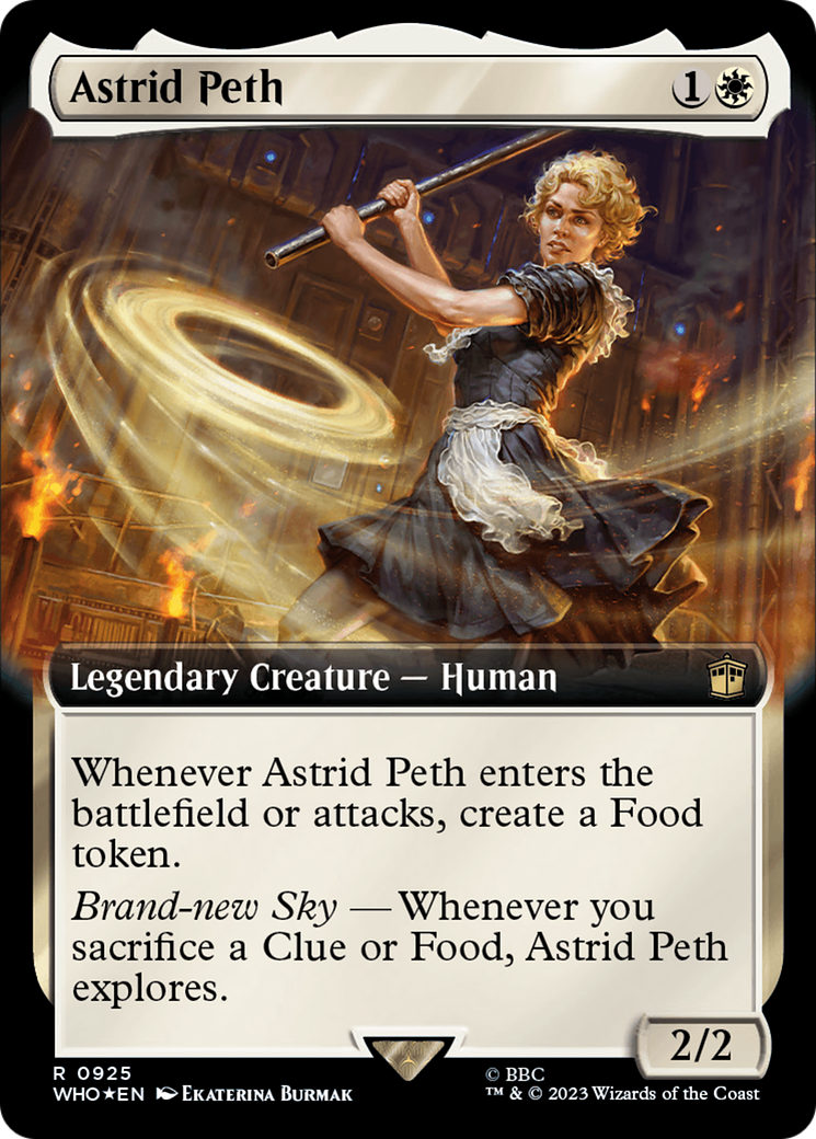 Astrid Peth (Extended Art) (Surge Foil) [Doctor Who] | Nerdhalla Games