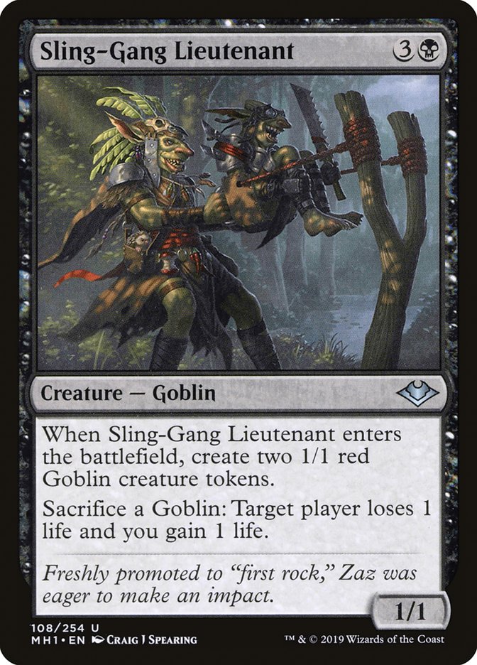 Sling-Gang Lieutenant [Modern Horizons] | Nerdhalla Games