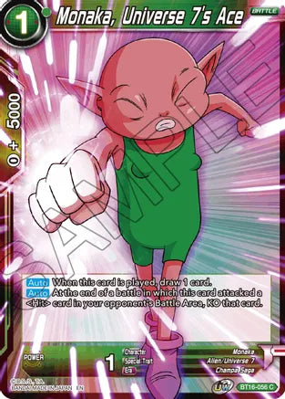 Monaka, Universe 7's Ace (BT16-056) [Realm of the Gods] | Nerdhalla Games