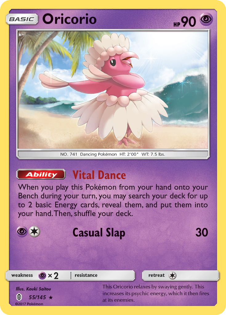 Oricorio (55/145) [Sun & Moon: Guardians Rising] | Nerdhalla Games