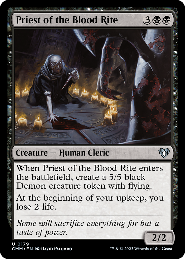 Priest of the Blood Rite [Commander Masters] | Nerdhalla Games