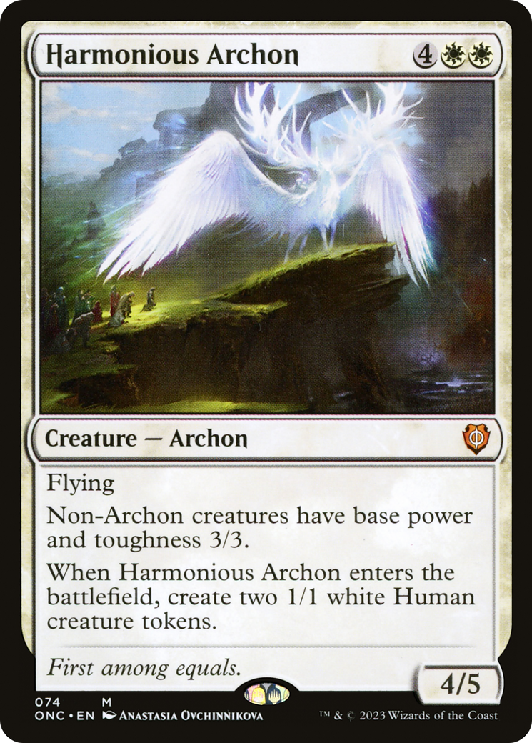 Harmonious Archon [Phyrexia: All Will Be One Commander] | Nerdhalla Games