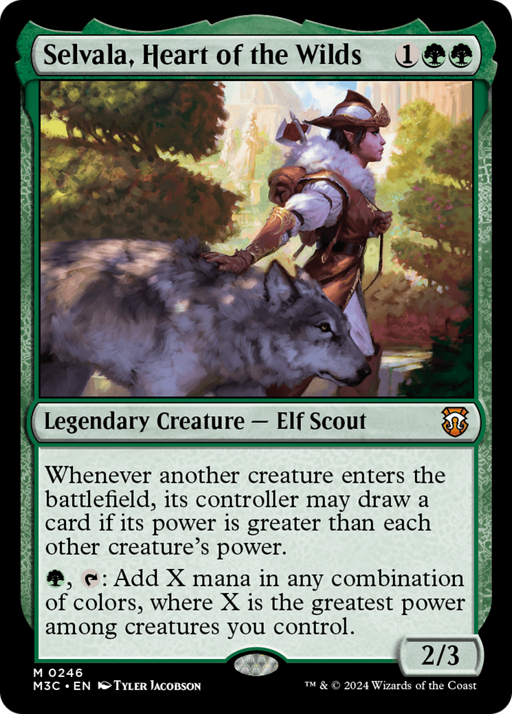 Selvala, Heart of the Wilds (Ripple Foil) [Modern Horizons 3 Commander] | Nerdhalla Games