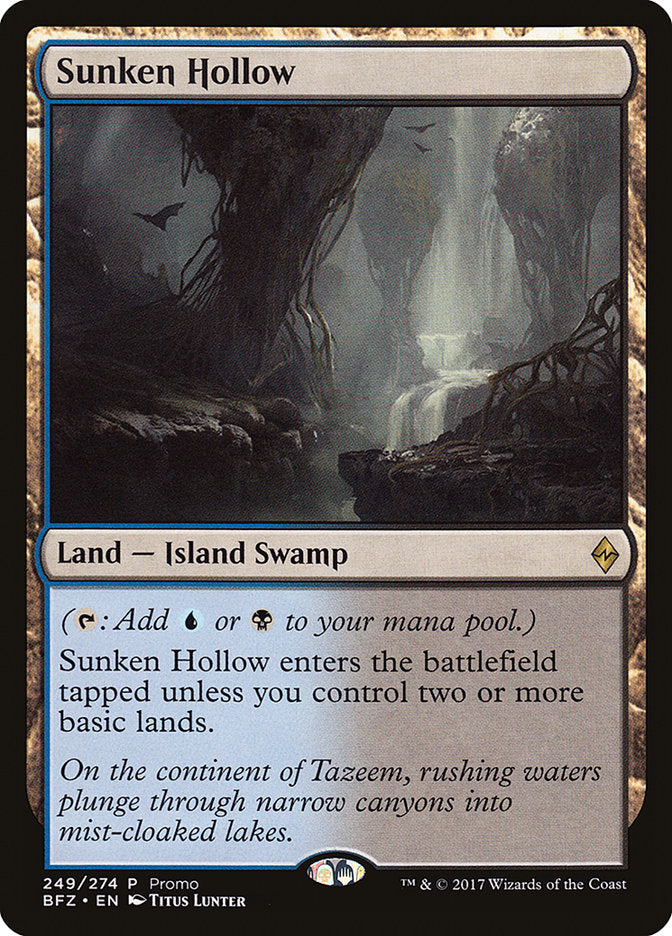 Sunken Hollow (Promo) [Standard Showdown Promos] | Nerdhalla Games