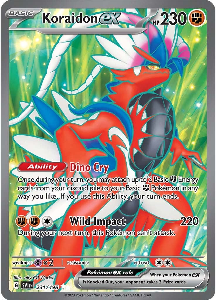 Koraidon ex (231/198) [Scarlet & Violet: Base Set] | Nerdhalla Games