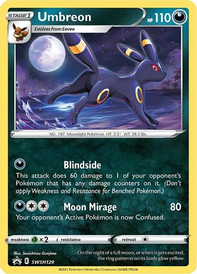 Umbreon (SWSH129) [Sword & Shield: Black Star Promos] | Nerdhalla Games