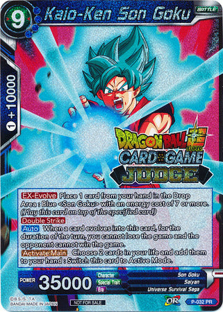 Kaio-Ken Son Goku (P-032) [Judge Promotion Cards] | Nerdhalla Games