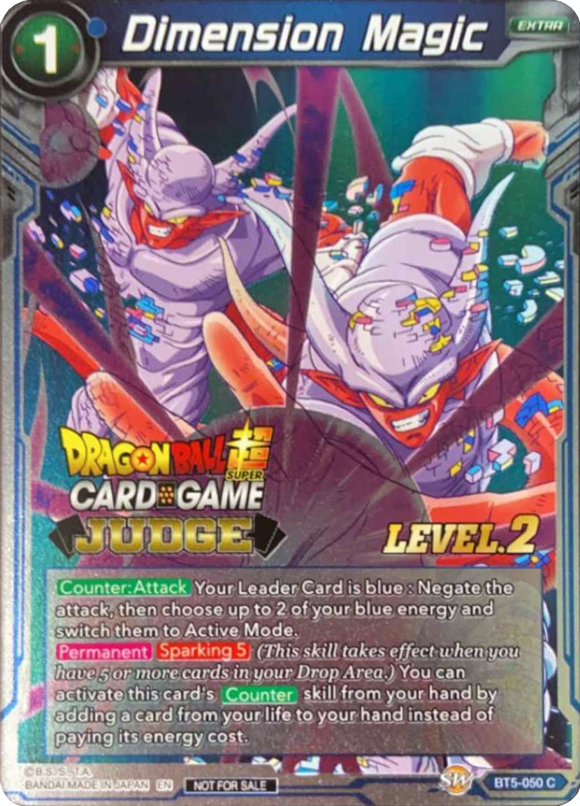 Dimension Magic (Level 2) (BT5-050) [Judge Promotion Cards] | Nerdhalla Games