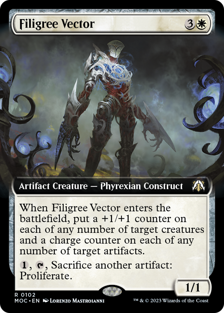 Filigree Vector (Extended Art) [March of the Machine Commander] | Nerdhalla Games