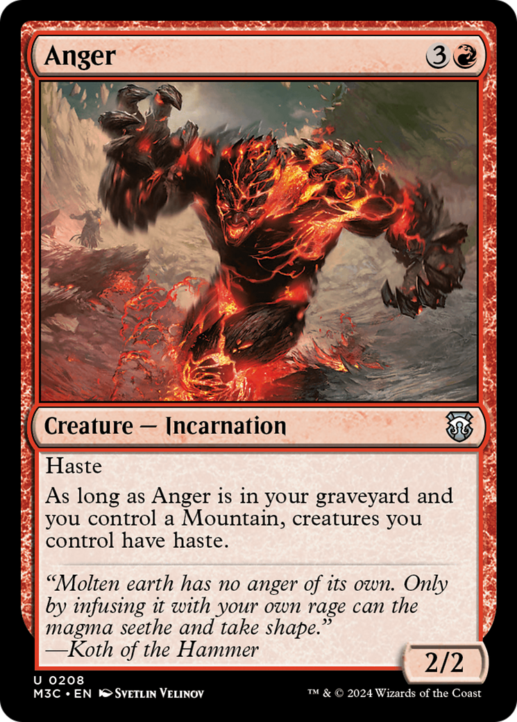 Anger [Modern Horizons 3 Commander] | Nerdhalla Games