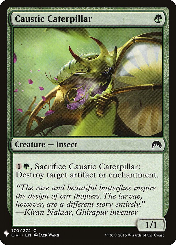 Caustic Caterpillar [Mystery Booster] | Nerdhalla Games