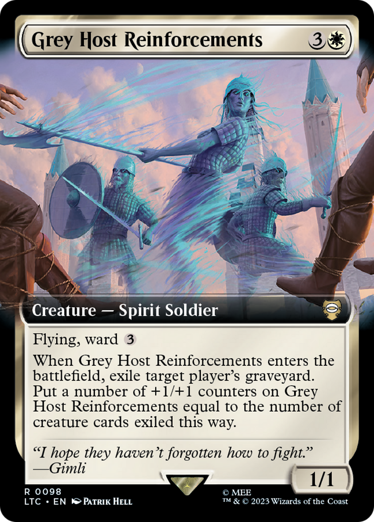 Grey Host Reinforcements (Extended Art) [The Lord of the Rings: Tales of Middle-Earth Commander] | Nerdhalla Games