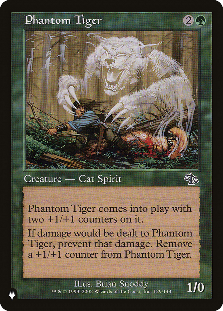 Phantom Tiger [The List Reprints] | Nerdhalla Games