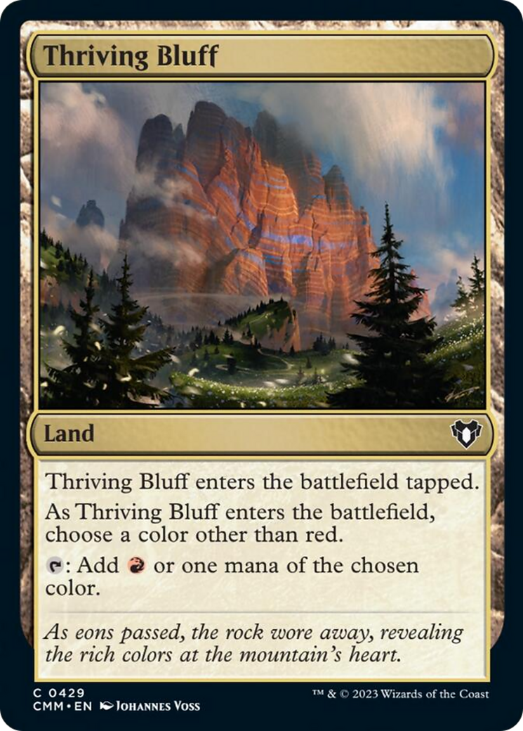 Thriving Bluff [Commander Masters] | Nerdhalla Games