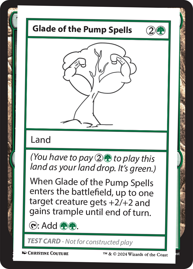 Glade of the Pump Spells [Mystery Booster 2 Playtest Cards] | Nerdhalla Games