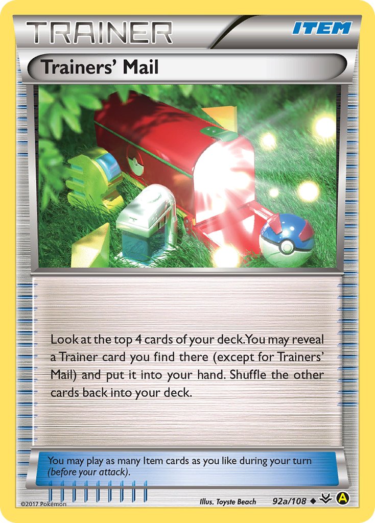 Trainers' Mail (92a/108) [Alternate Art Promos] | Nerdhalla Games