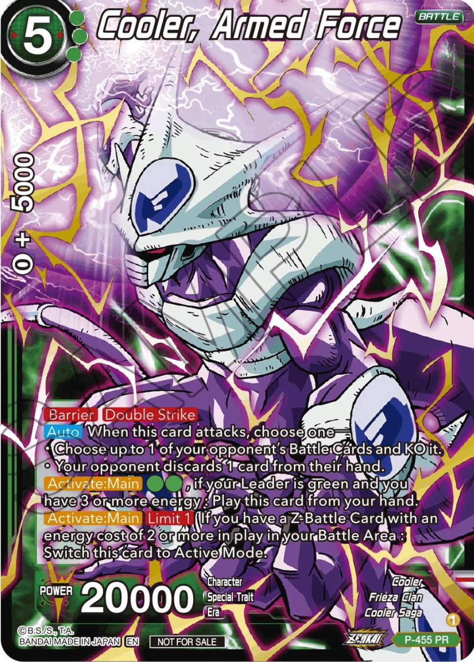 Cooler, Armed Force (Championship Selection Pack 2023 Vol.1) (Holo) (P-455) [Tournament Promotion Cards] | Nerdhalla Games