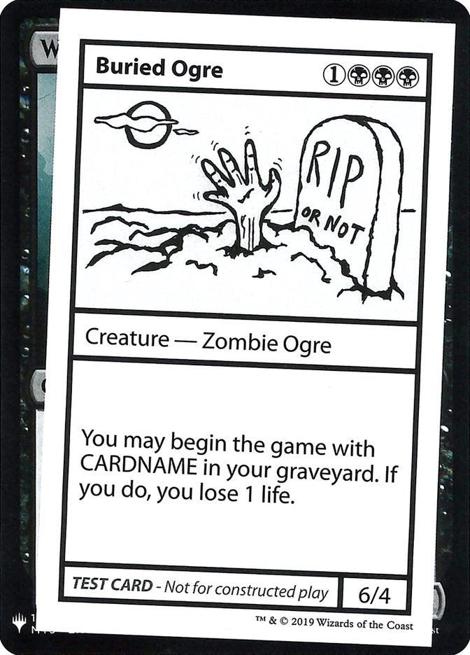 Buried Ogre [Mystery Booster Playtest Cards] | Nerdhalla Games