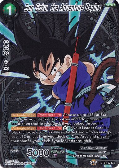 Son Goku, the Adventure Begins (Collector's Selection Vol. 1) (BT6-107) [Promotion Cards] | Nerdhalla Games