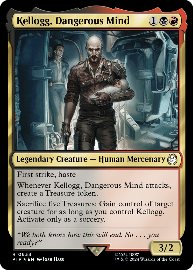 Kellogg, Dangerous Mind (Surge Foil) [Fallout] | Nerdhalla Games