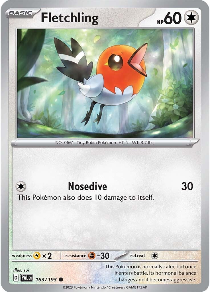 Fletchling (163/193) [Scarlet & Violet: Paldea Evolved] | Nerdhalla Games