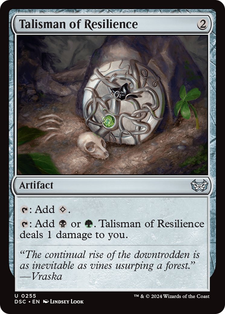 Talisman of Resilience [Duskmourn: House of Horror Commander] | Nerdhalla Games