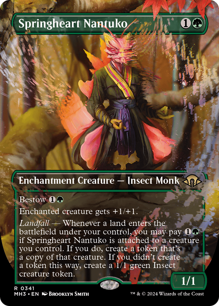 Springheart Nantuko (Borderless) [Modern Horizons 3] | Nerdhalla Games