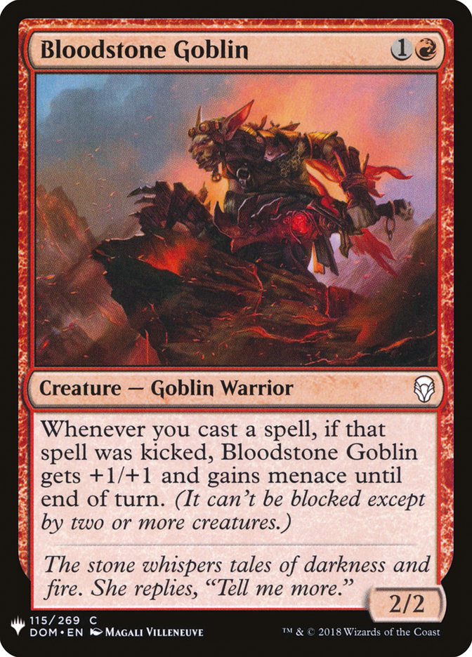 Bloodstone Goblin [Mystery Booster] | Nerdhalla Games